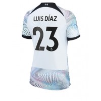 Liverpool Luis Diaz #23 Fotballklær Bortedrakt Dame 2022-23 Kortermet